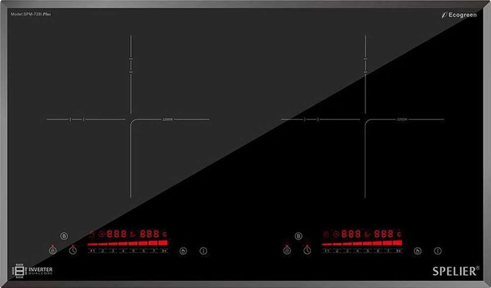 Bếp điện từ đôi Spelier SPM-729I Plus