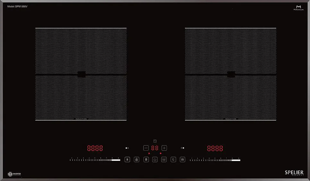 Bếp điện từ đôi Spelier SPM-888V