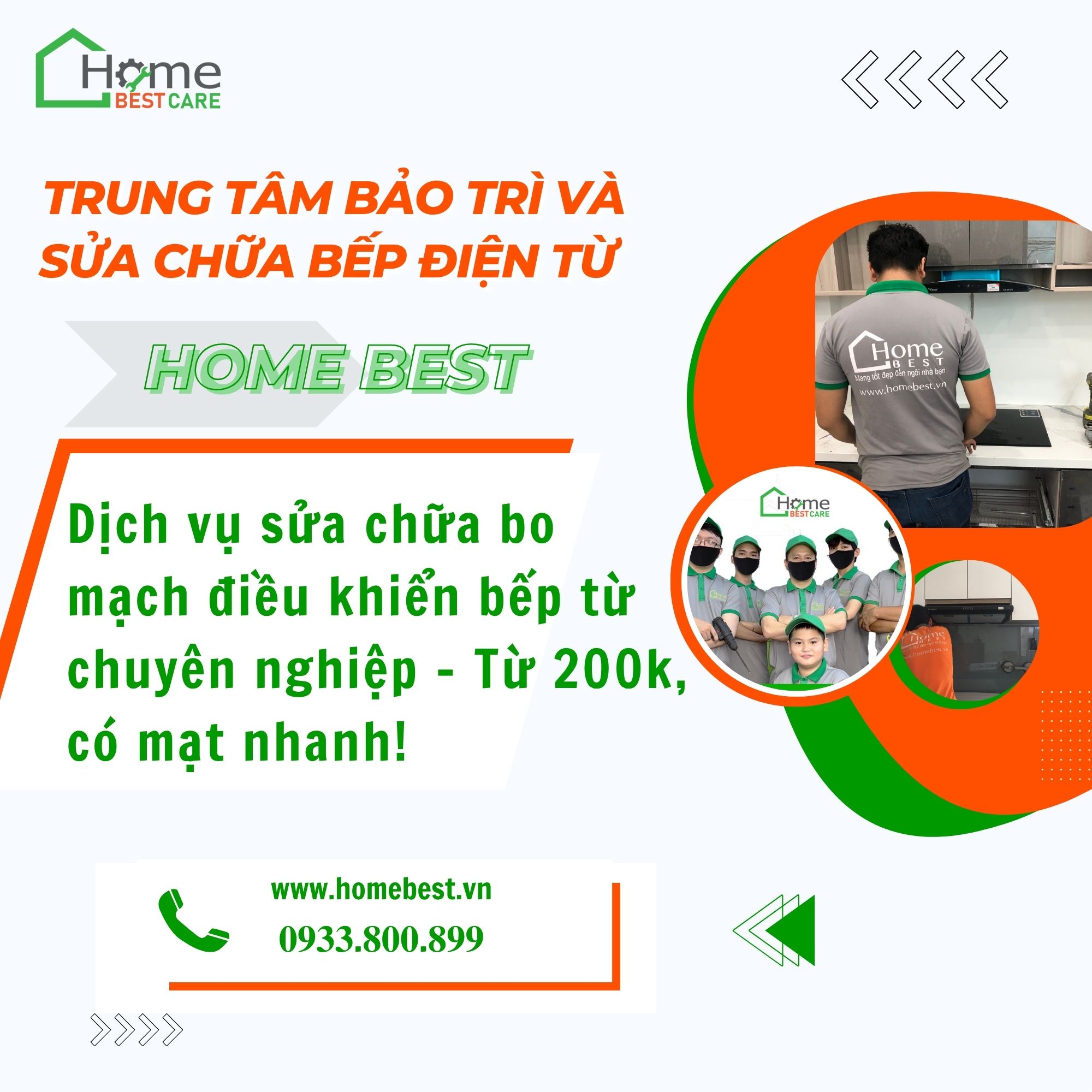 Sửa chữa bo mạch bếp từ tại nhà