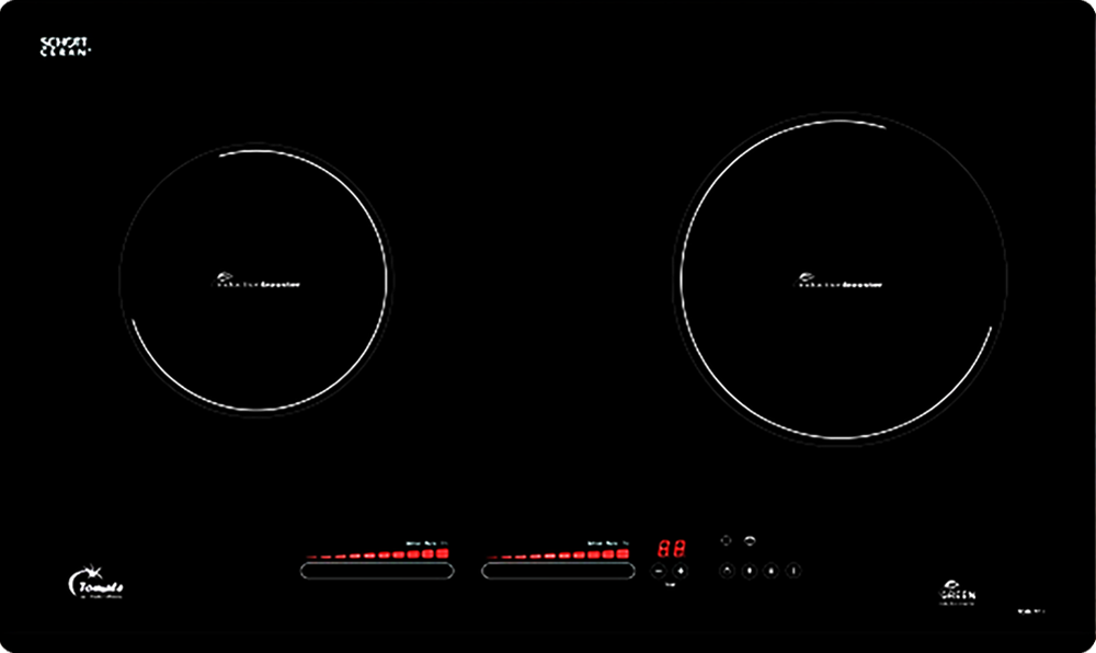 Bếp điện từ đôi Tomate TOM 77I