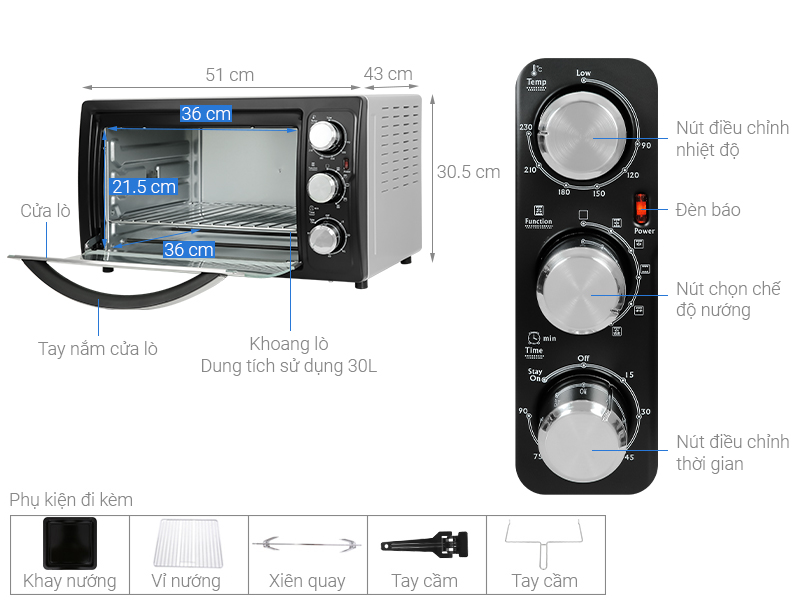 Lò nướng BMSW2616 | Homebest