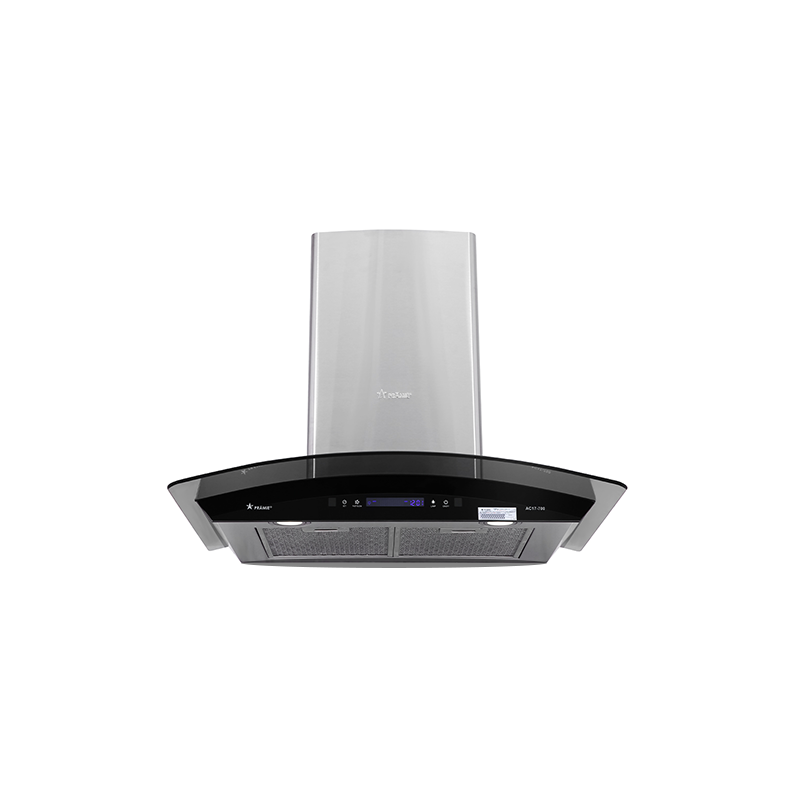 Máy hút khói, hút mùi kính cong Pramie AC17-700