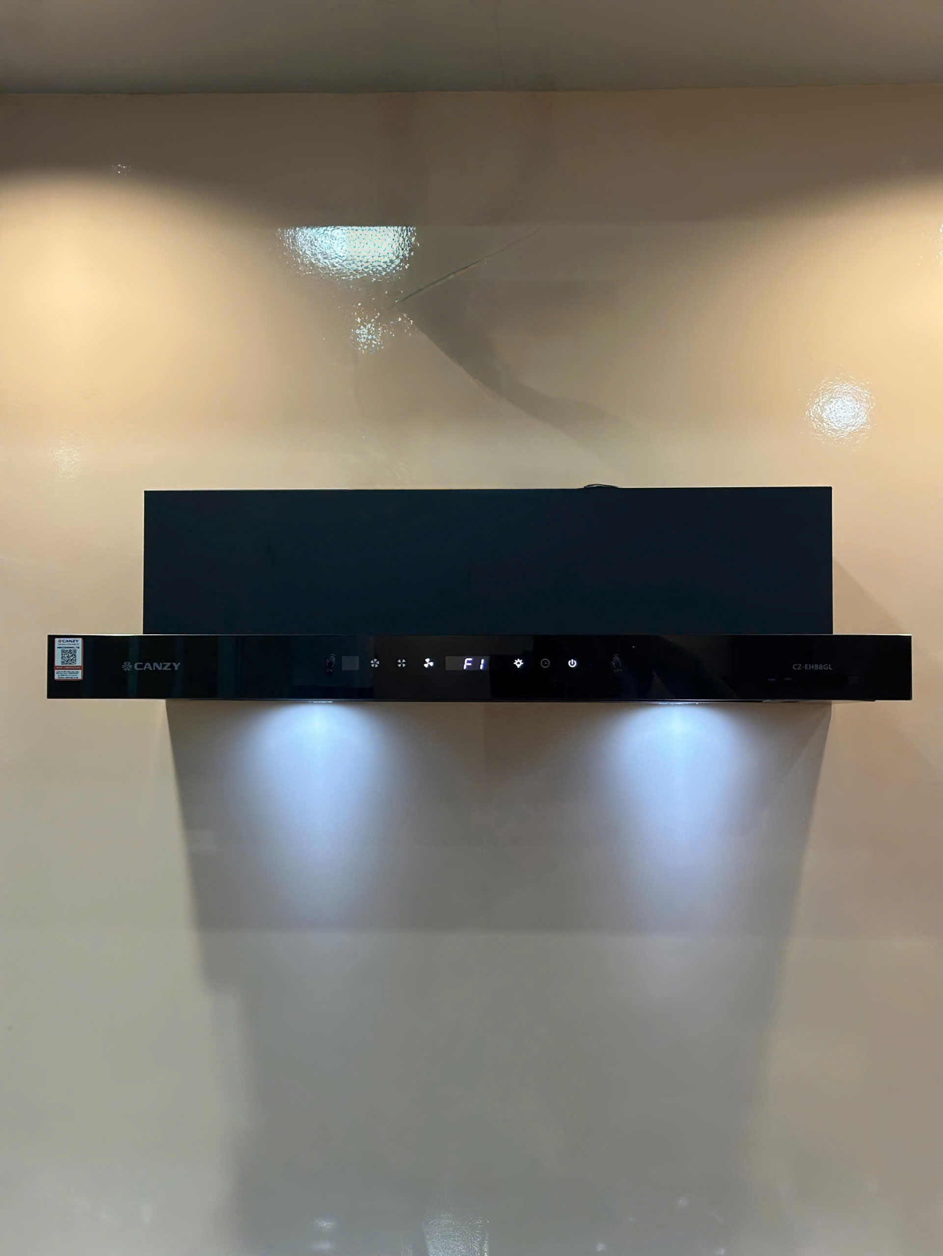 Máy hút khói, hút mùi âm tủ Canzy CZ EH85GL (điều khiển cảm biến vẫy tay)