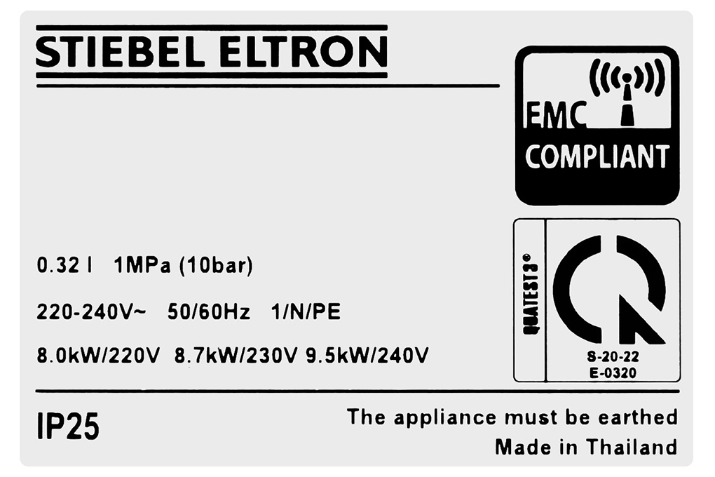 Máy nước nóng trực tiếp đa điểm Stiebel Eltron DDC 8 EC (VN)