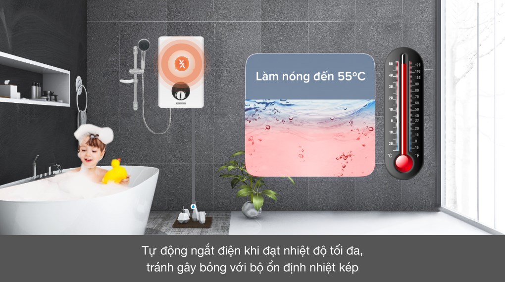 Máy nước nóng trực tiếp đơn điểm Stiebel Eltron XGP 45 EC (VN)