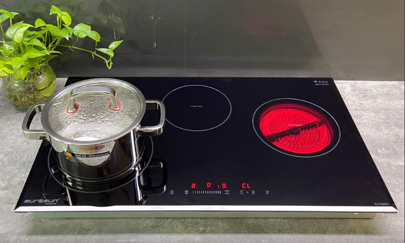 Bếp từ kết hợp hồng ngoại Eurosun EU-TE882G