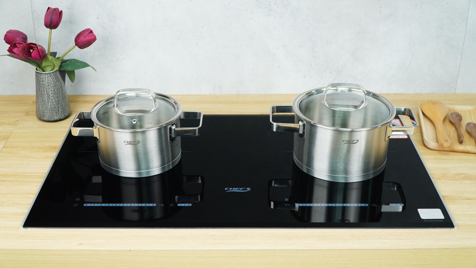 Bếp từ đôi Chefs EH-DIH336