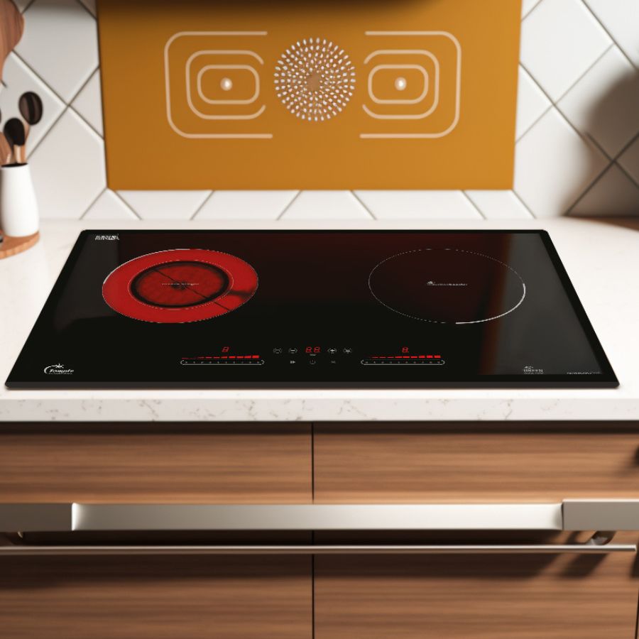 Bếp từ kết hợp hồng ngoại Tomate GH DUO-S2IH Plus