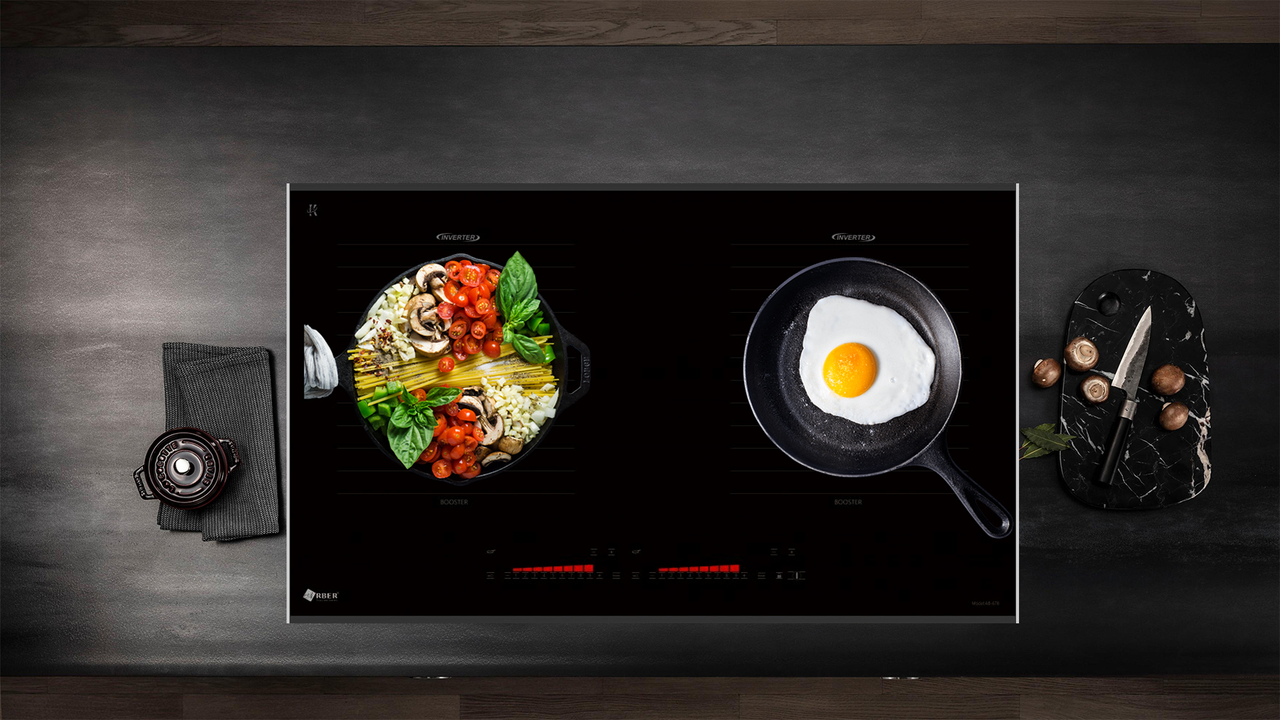 Bếp từ đôi Arber AB-678