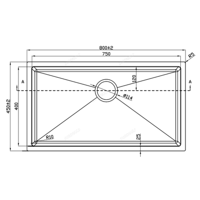 Chậu rửa chén Eurogold EUS68045