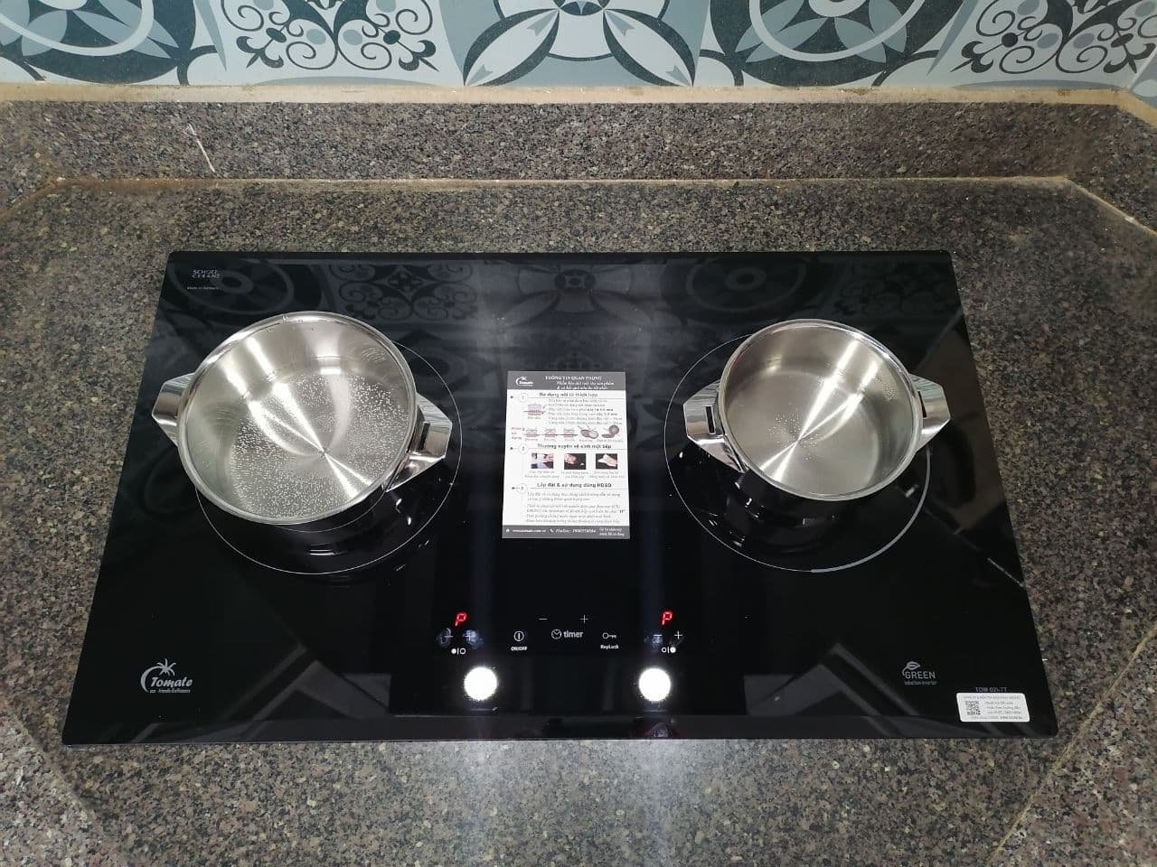 Bếp từ đôi Tomate TOM 02I-7T