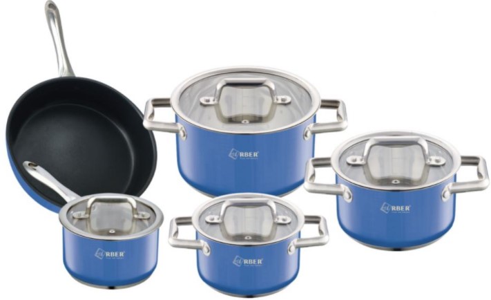 Bộ nồi inox 5 món Arber AN05S