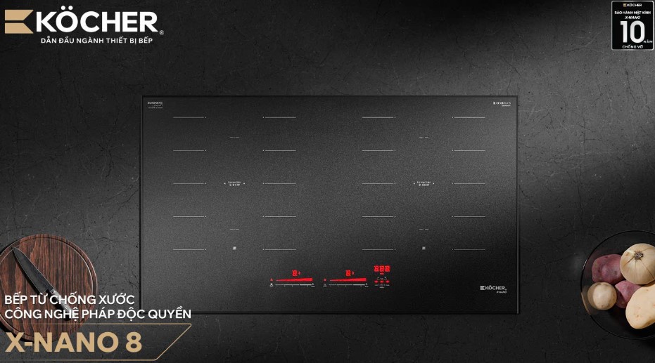 Bếp từ đôi Kocher X-NANO 8