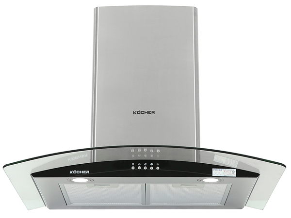Máy hút khói, hút mùi kính cong Kocher K - 8570