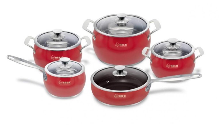 Bộ nồi inox 5 món Arber AN06S