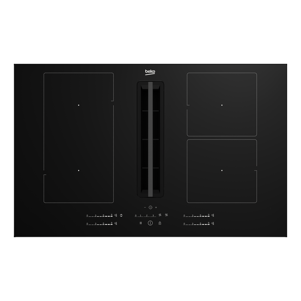 Bếp điện từ kết hợp hút mùi Beko HIXI84700UF