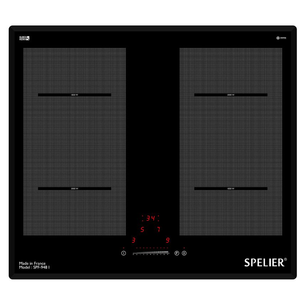 (Combo) Bếp từ 4 vùng nấu Spelier SPF 948I