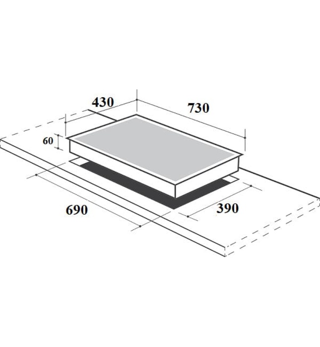 Bếp từ đôi Canzy CZ-SG002