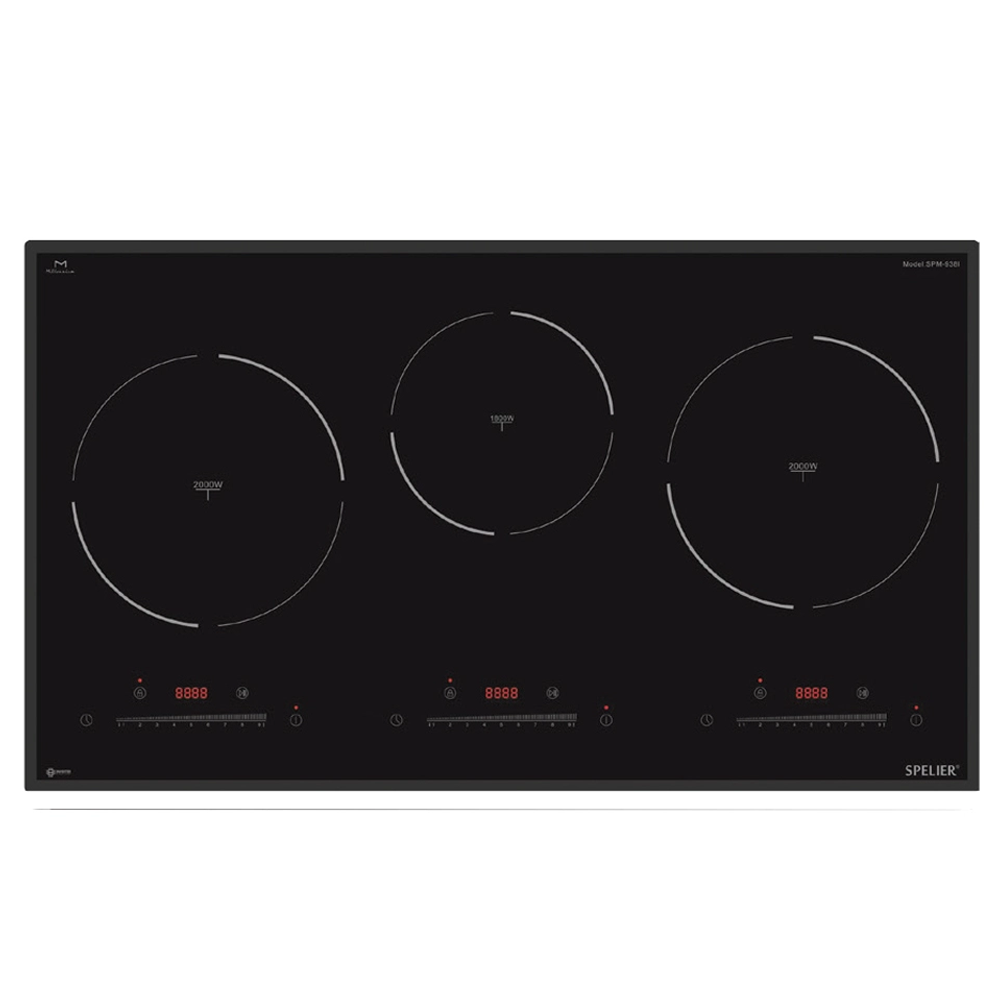 Bếp từ 3 vùng nấu Spelier SPM 938I Plus