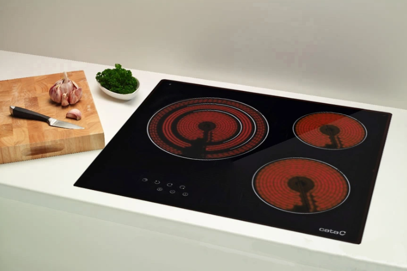 Bếp hồng ngoại 3 vùng nấu Cata TT 603 /A