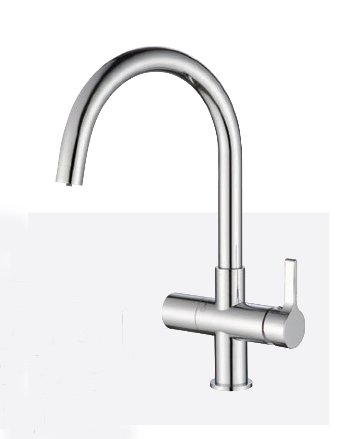 Vòi rửa inox mạ Chrome Malloca K150DW