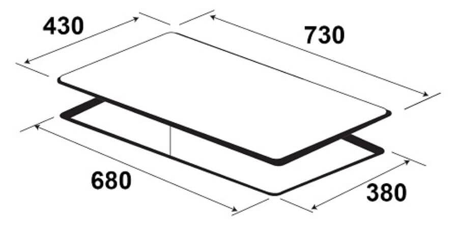 Bếp từ kết hợp hồng ngoại KAFF KF - IH202IC