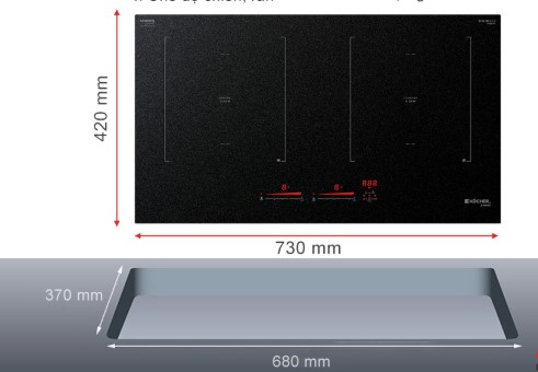 Bếp từ đôi Kocher X-NANO 8