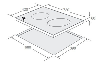Bếp từ đôi Pramie PRMY-2205
