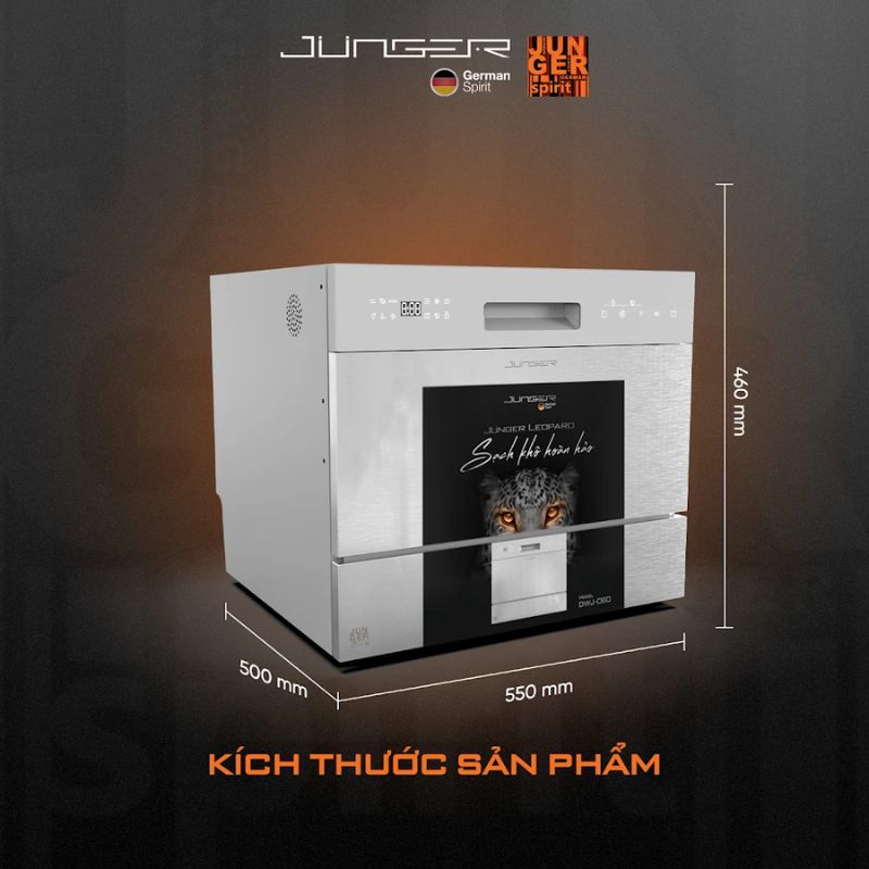Máy rửa chén Junger LEOPARD DWJ-060 ( 8 Bộ )