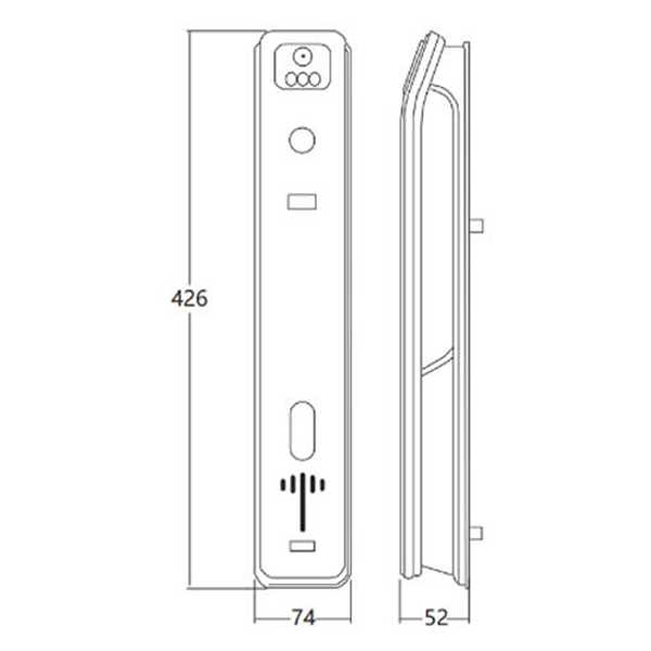 Khóa điện tử Hyundai Cửa Gỗ HY-SLA808