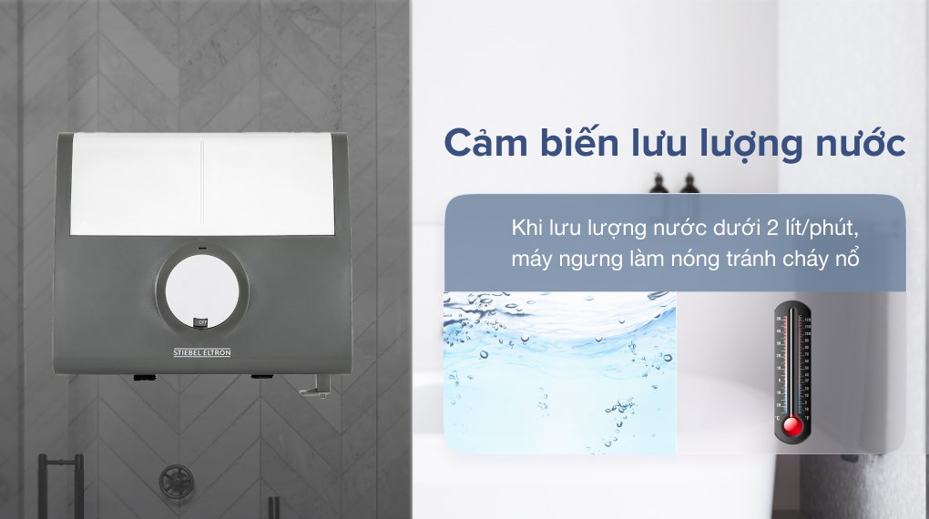 Máy nước nóng trực tiếp đa điểm Stiebel Eltron DDH 8 EC (VN)