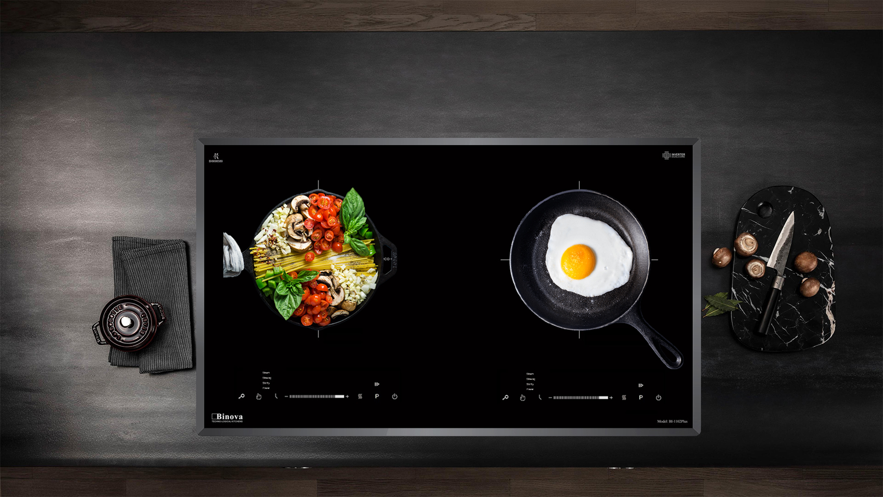 Bếp từ đôi Binova BI-1102PLUS