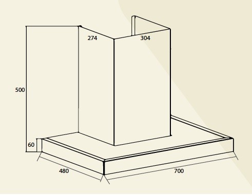 Máy hút khói, hút mùi kính ngang Canzy CZ - 399SMART ( điều khiển cảm ứng vẫy tay)