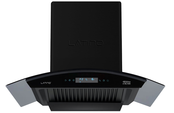 Máy hút khói, hút mùi kính cong Latino LT-ML700K (điều khiển cảm biến vẫy tay)