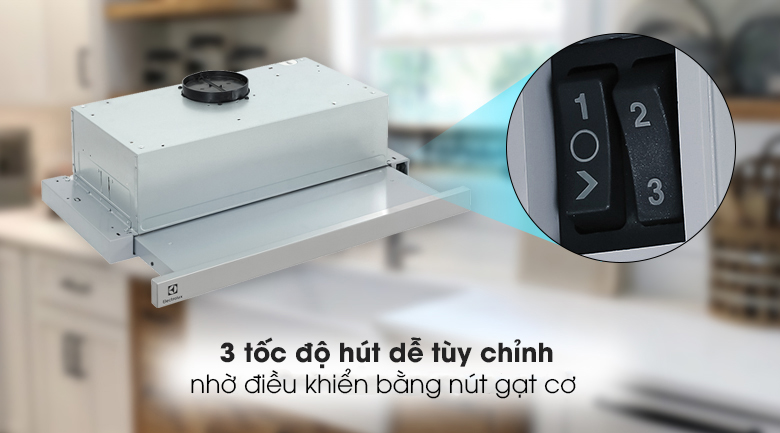 Máy hút khói, hút mùi âm tủ Electrolux LFP316S