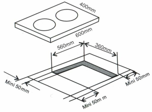 Bếp từ kết hợp hồng ngoại Arber AB-EI601