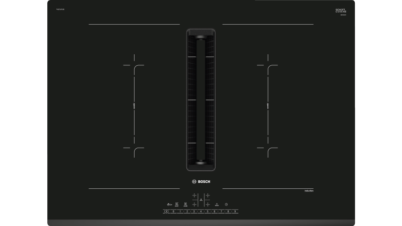 Bếp 4 từ kết hợp hút mùi Bosch HMH.PVQ731F15E