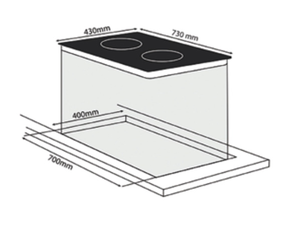 Bếp từ đôi Fermi NG 004