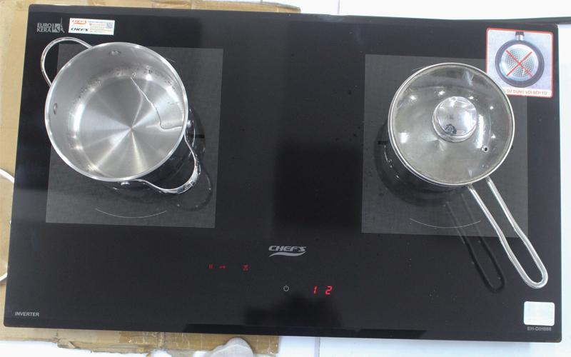 Bếp từ đôi Chefs EH-DIH666