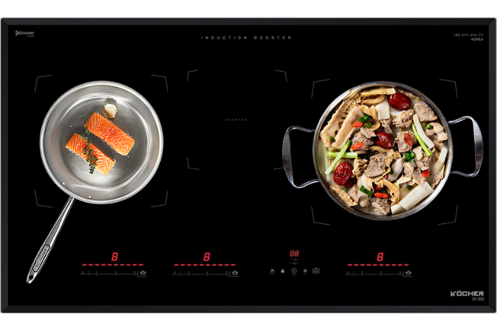 Bếp từ 3 vùng nấu Kocher DI-355