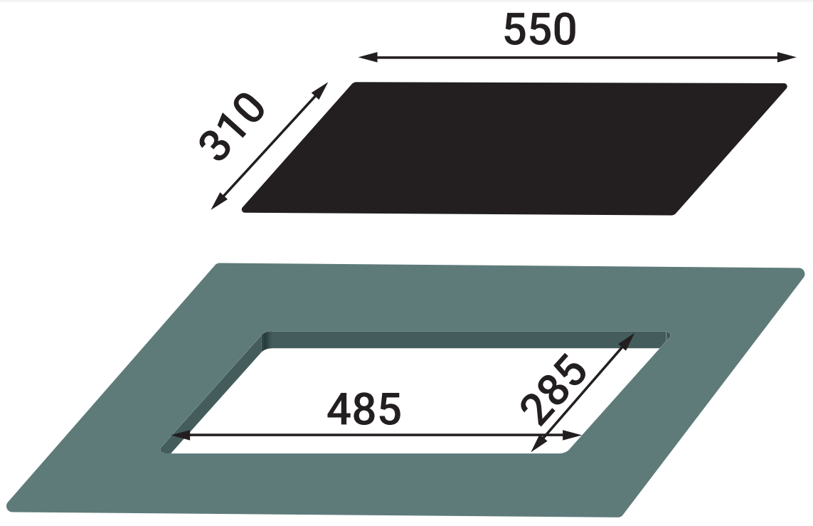 Bếp gas âm Domino KAFF KF - 330GDH