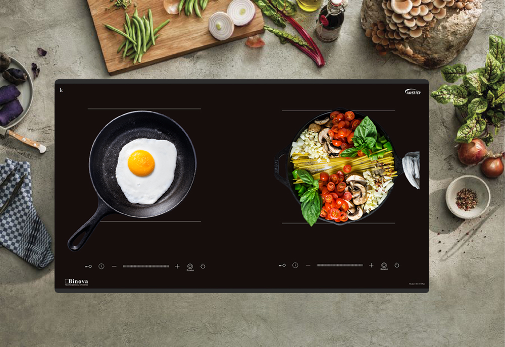 Bếp từ đôi Binova BI-107PLUS