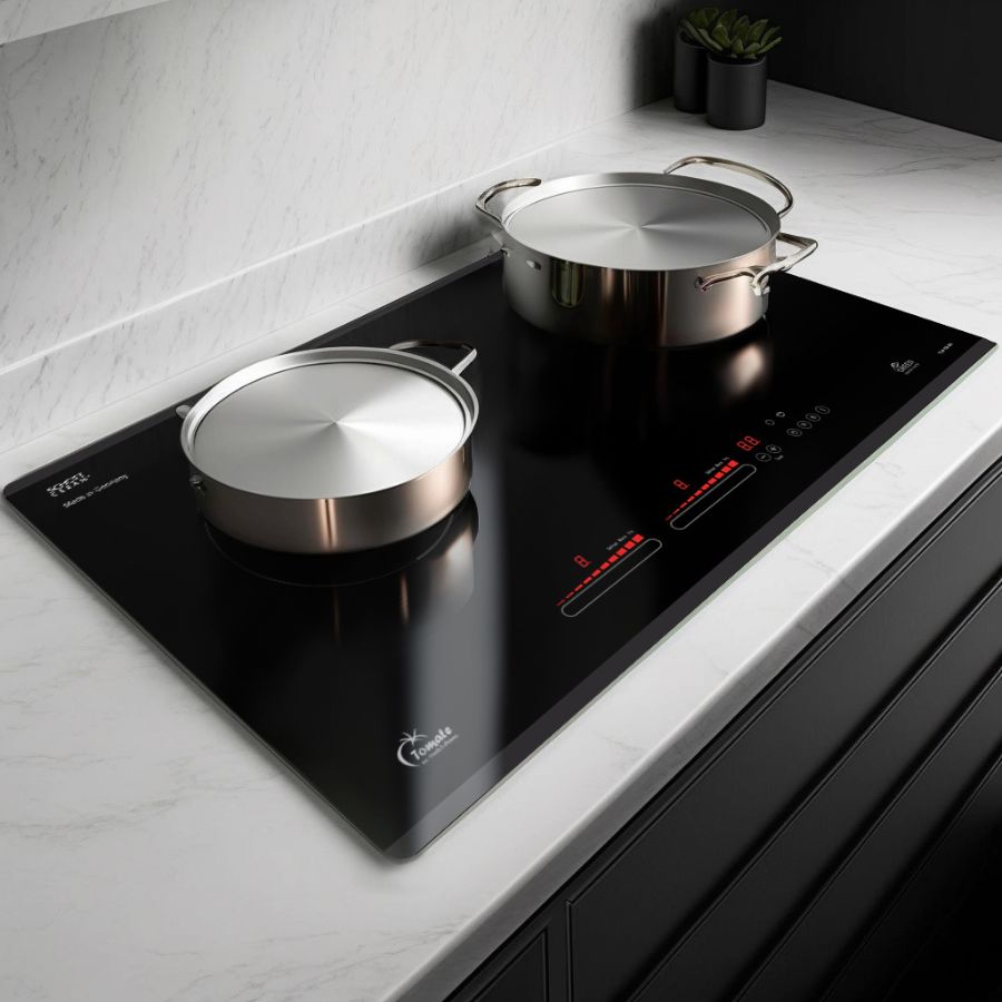 (Combo) Bếp từ đôi Tomate TOM 02I-G8