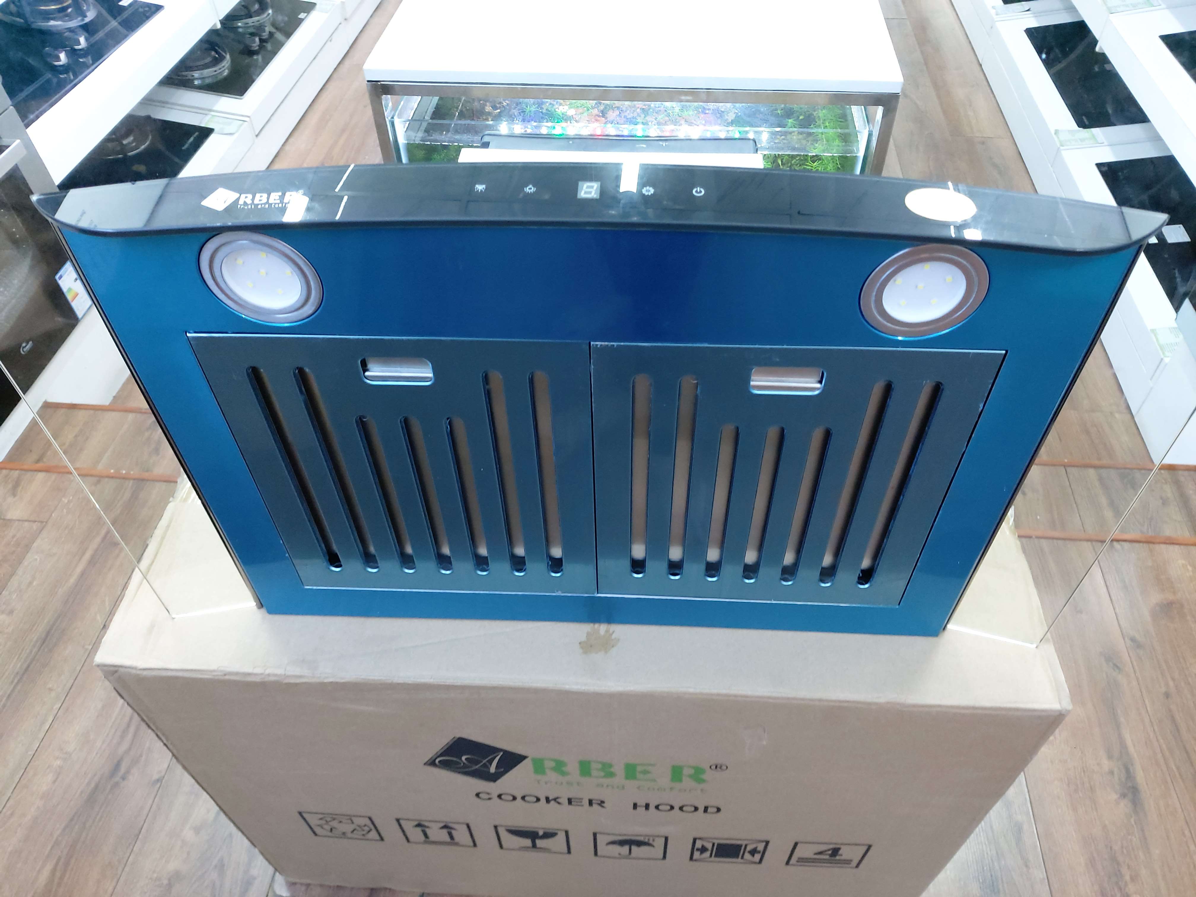 Máy hút khói, hút mùi kính cong Arber AB-SMART3