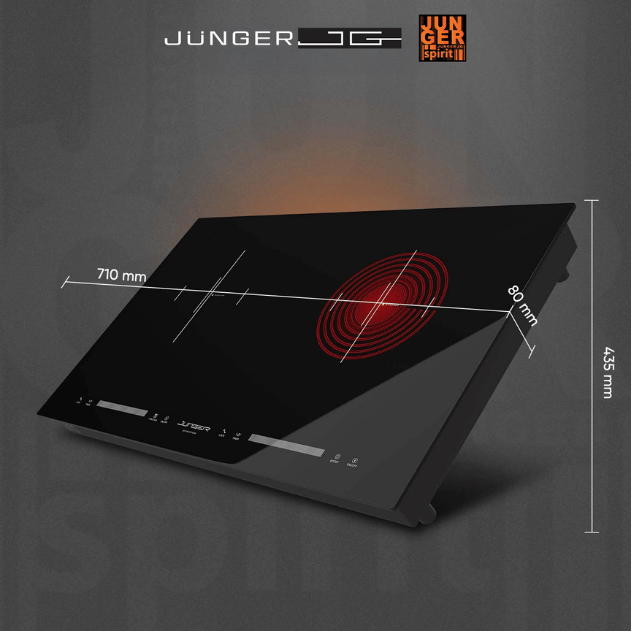 Bếp điện từ kết hợp hồng ngoại Junger JG CEJ-203-IF