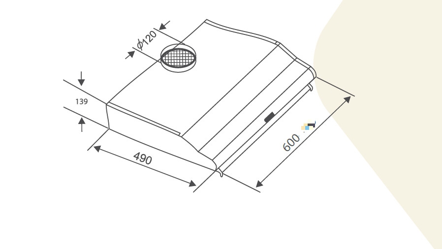 Máy hút khói, hút mùi cổ điển Canzy CZ-C506I