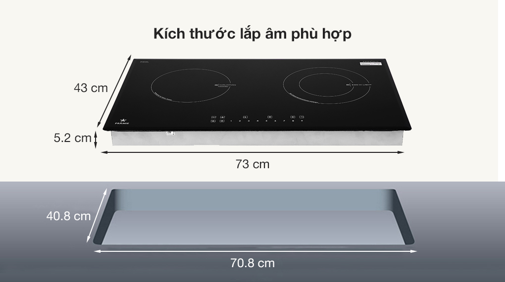 Bếp từ kết hợp hồng ngoại Pramie PRTH-2101