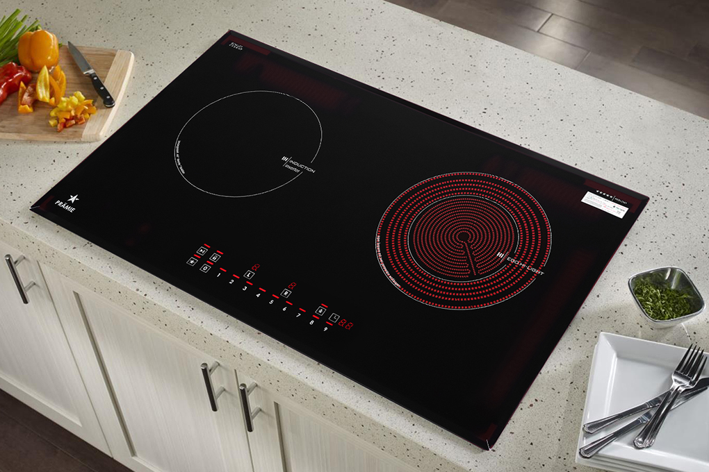 Bếp từ kết hợp hồng ngoại Pramie PRTH-2101