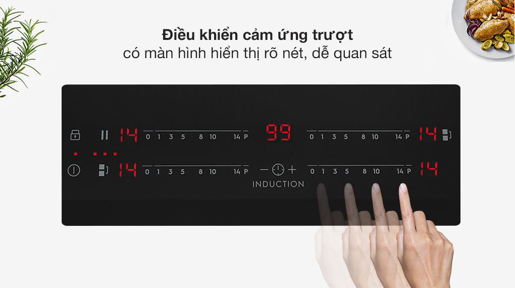 Bếp từ 4 vùng nấu Electrolux EIV644