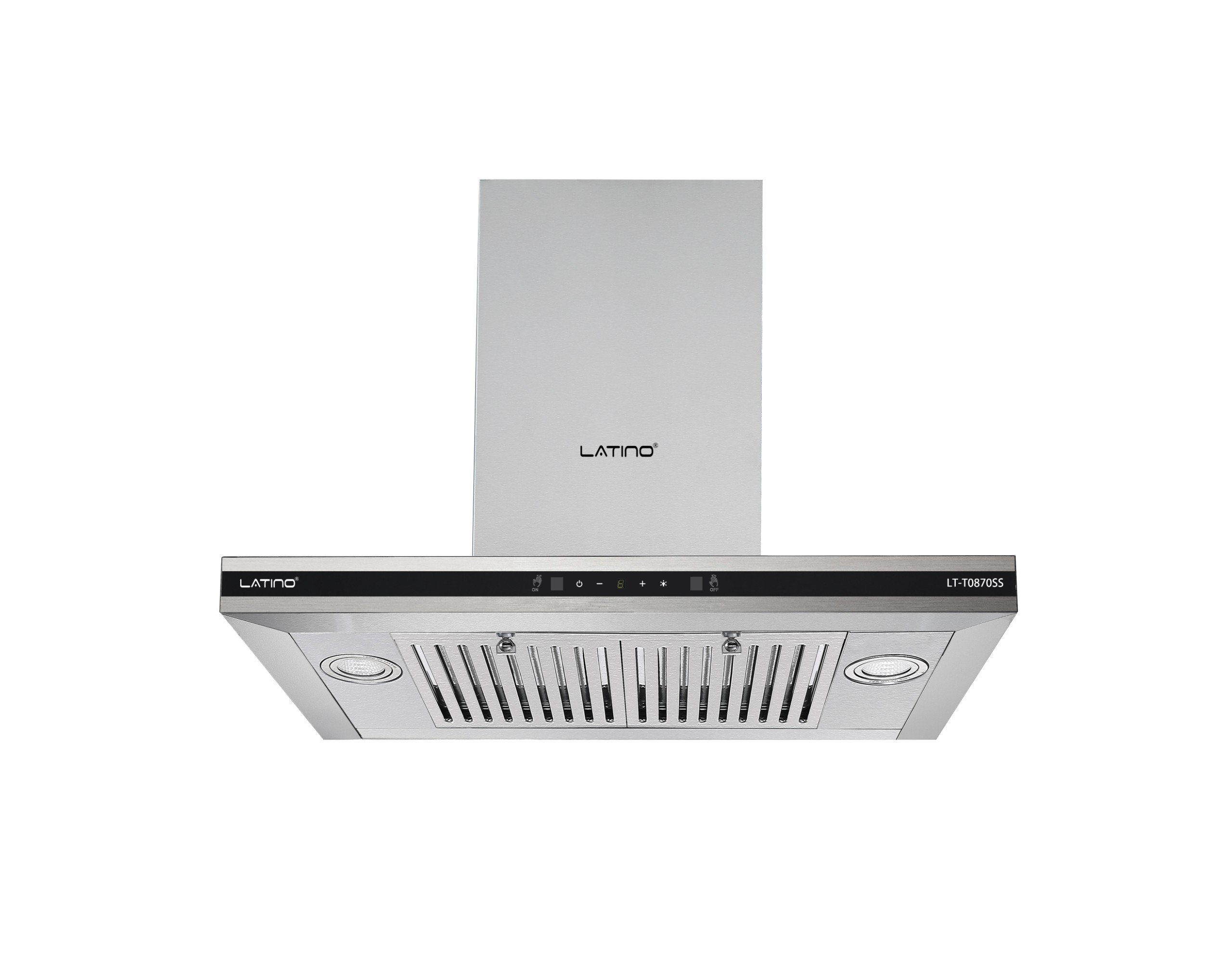 Máy hút khói, hút mùi kính ngang Latino LT-T0870SS (điều khiển cảm biến vẫy tay)
